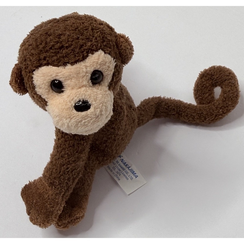Hello Kitty Safari Monkey 2005 Nakajima Sanrio Plush Mini Companion Kid Vintage